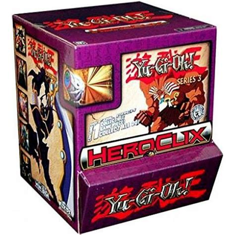 Yu Gi Oh Heroclix Series 3 Gravity Feed Booster Pack Case 24
