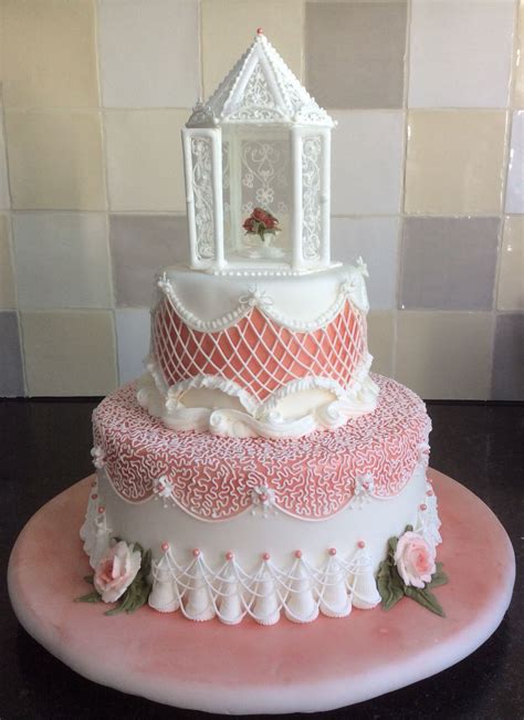 My Pme Royal Icing Exam Cake At Cake Queen In Amersfoort Wedding