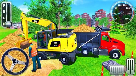 Road Builder City Construction Vehicles Excavator Simulator Android