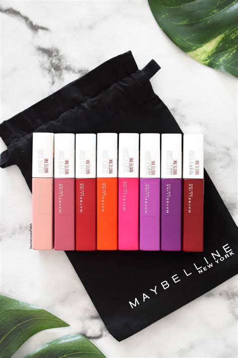 Maybelline Superstay Matte Ink Swatches Review Giveaway Marine