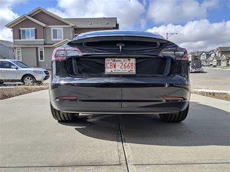 Prices include the $1,200 destination. Tesla Model 3 with 20x11inch wide rear wheels - Tesla ...