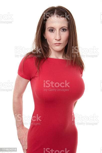 Woman In Tight Red Dress Stock Photo Download Image Now