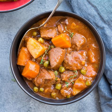 Best Slow Cooker Lamb Stew Recipe Video The Flavours Of Kitchen