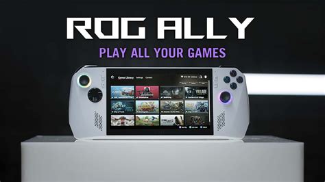 Asus Rog Ally Handheld Gaming Console Unveiled Noypigeeks