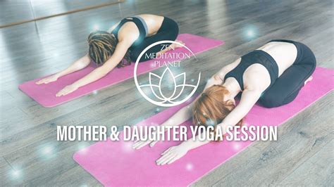 mother and daughter yoga session bond through movement youtube