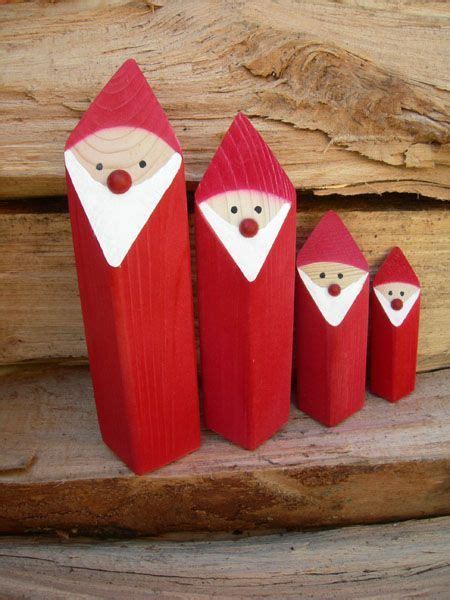 Gruppe Weihnachtsmänner Größe S M L Xl Christmas Wood Crafts
