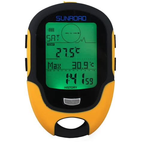 Sunroad Fr500 Multifunction Lcd Digital Altimeter Barometer Compass