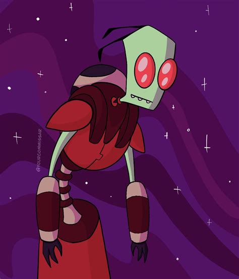 ‪Моя инопланетная булочка 🥯‬ ‪⠀‬ ‪invaderzim Irken Mytallest Tallestredandpurple Tallestred