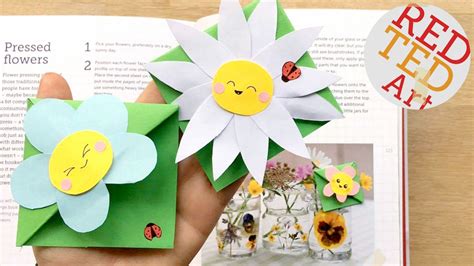 Cute And Easy Flower Bookmark Designs Kawaii Flowers Diy Paper Crafts