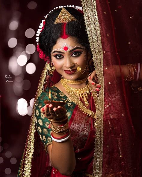 Pin By Suvra Roy On Wedding Photography Bengali Bridal Makeup Indian