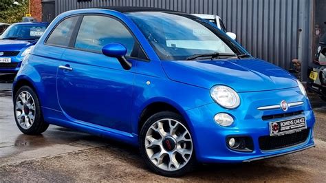 2015 64 Fiat 500c 12 S 3dr In Electronica Blue 12k Miles Demo 1