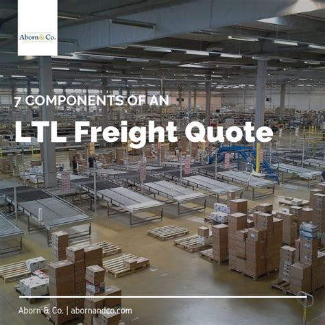 How To Read An Ltl Freight Quote