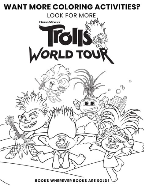 Free coloring pages with trolls world tour movie characters to make your kids busy and happy. Free Printable Trolls World Tour Party Pack With Activity ...