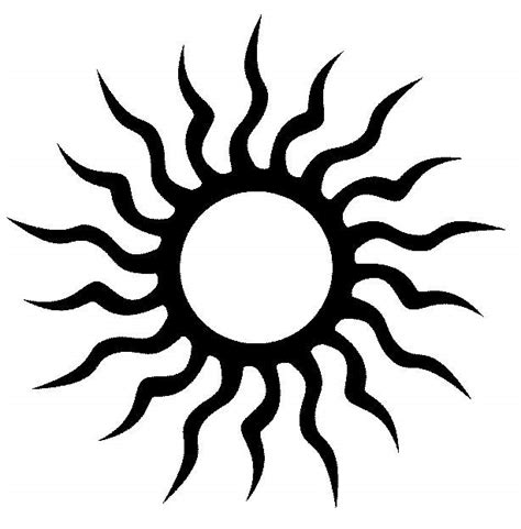 Ancient Alchemy Sun Symbol Clip Art Library