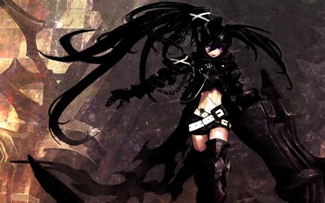 Baggrunde Anime Anime Piger Dæmon Insane Black Rock Shooter Mørke