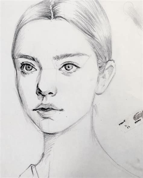 Pencil Drawing 인물드로잉 Judraw 인물 스케치 인물화 얼굴 그림