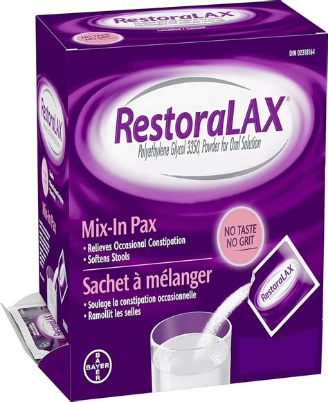 Restoralax Powder Stool Softener Laxative Effective Constipation