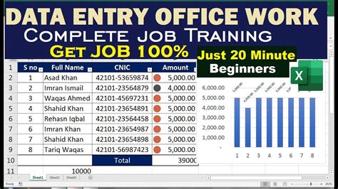 Data Entry Work Complete Tutorial In Excel Excel Data Entry Work