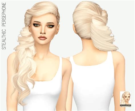 Stealthic Hair Sims 4 Stealthic Amber Lights Female Hair Sims 4