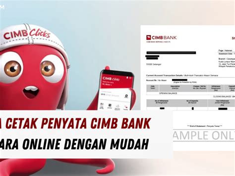 Contoh Penyata Akaun Bank Cimb Cara Dapatkan Penyata Bank Cimb Online Cimb Clicks Moriya