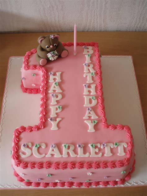 Cake With Number 1 Number 1 Birthday Cake Pink Bakealous 503 Best