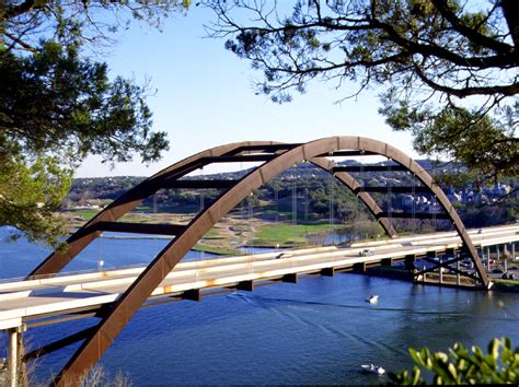Us Bridges Pennybacker Bridge Over Lake Austin In Austin Flickr