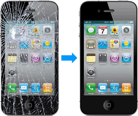 Smart Phone S Broken Iphones Screen Replacement
