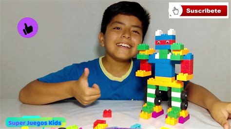 Juegos Para Niños Como Hacer Un Robot Con Bloques Mi Robot Chip Youtube