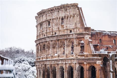 Colosseum Under The Snow Colosseum Rome Tickets