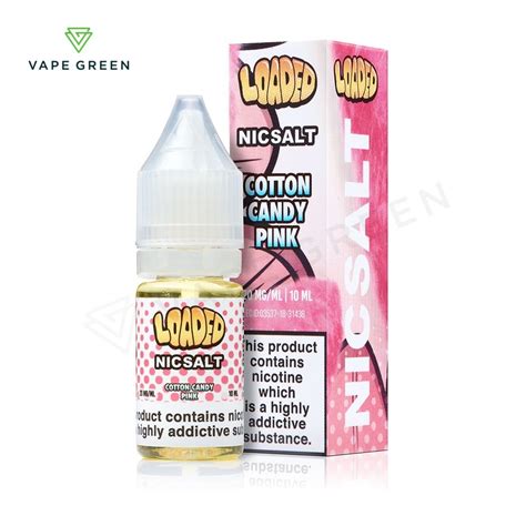 cotton candy pink e liquid by loaded nic salt free uk 24 delivery