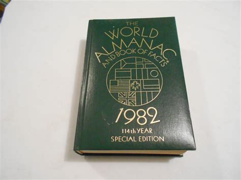 The World Almanac And Book Of Facts 1982 114th Year Special Edition C18