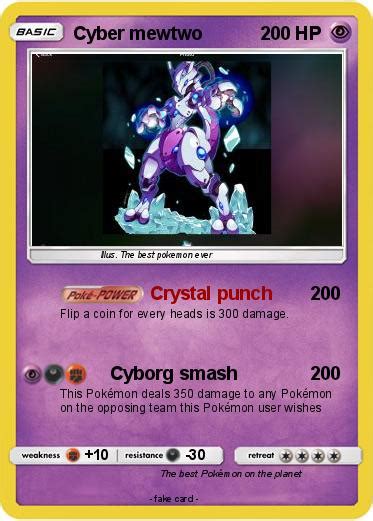 Pokémon Cyber Mewtwo 14 14 Crystal Punch My Pokemon Card