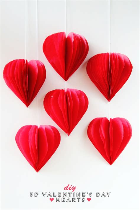 Make a heart shaped card that fold into an envelope. Make 3D Tissue Paper Hearts » Dollar Store Crafts
