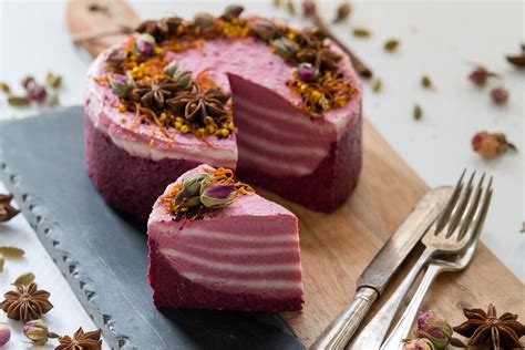 spiced beet chai latte cake deviliciously raw