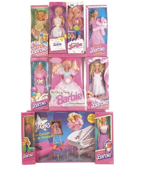 Various Barbies 198090s Christies