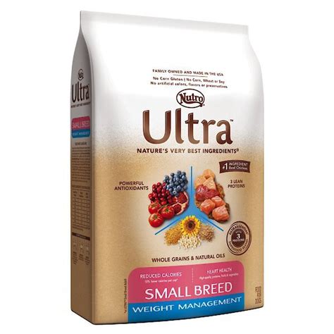 Nutro Ultra Small Breed Weight Management Dry Dog Food 4 Lb Bag