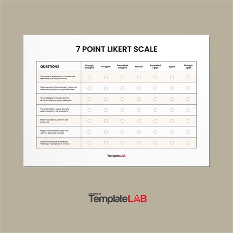 27 Free Likert Scale Templates And Examples Wordexcelppt