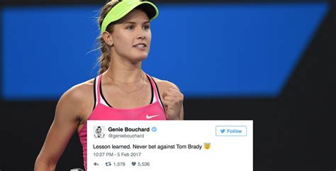 Everyone Is Burying The Lede Of This Eugenie Bouchard Super Bowl Date