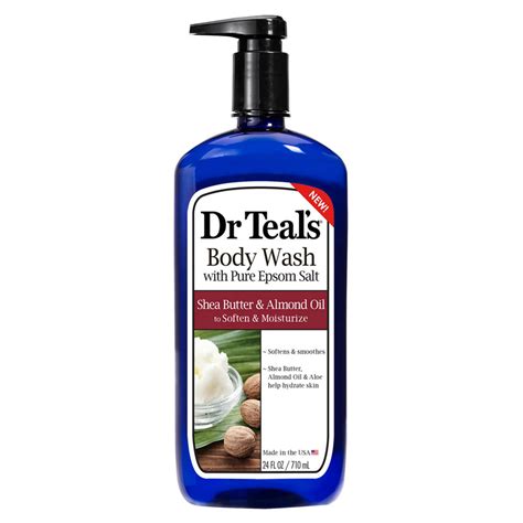 Dr Teals Body Wash With Pure Epsom Salt Shea Butter And Almond Oil 710m True Cosmetics Ltd