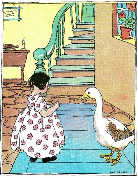 Goosey Goosey Gander In More Jolly Rhymes Of Mother Goose — By Lois