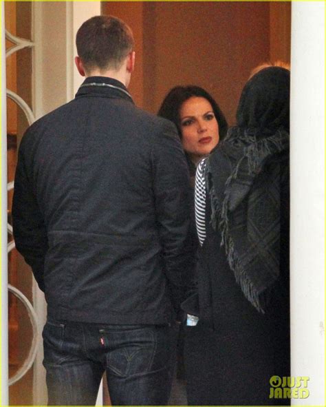 Josh Dallas Protects Ginnifer Goodwin On Once Upon A Time Set Photo Ginnifer
