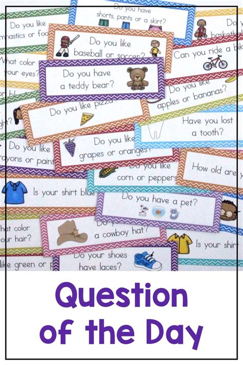 Free Printable Question Of The Day Preschool Printable Templates