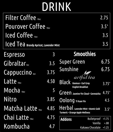 Saving tips welcome to bloxburg 5+ menu codes! Cafe Menu - Iconik Coffee Roasters, LLC
