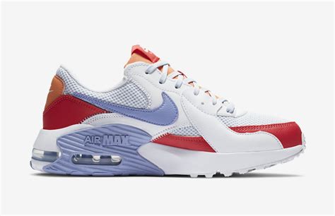 Nike Air Max Excee White Red Orange Light Blue Release Date Sneaker Novel
