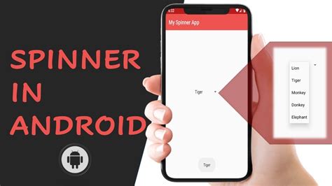 Spinner In Android Android Studio Tutorial For Beginners Youtube