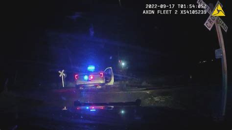 Details reveal moments before suspect in police car hit by train