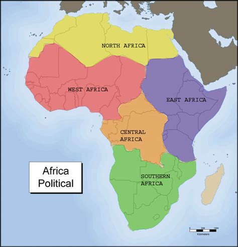 What Are The Distinct Geographic Regions Of Africa