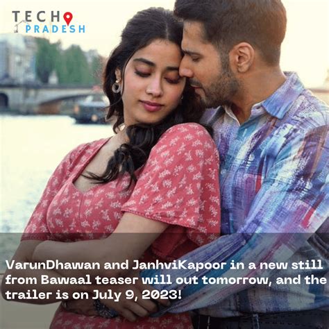 Varun Dhawan And Janhvi Kapoor In A New Still From Bawaal Teaser Will Be Out Tomorrow And The