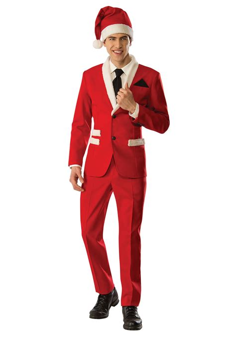 Men S Christmas Santa Suit Costume