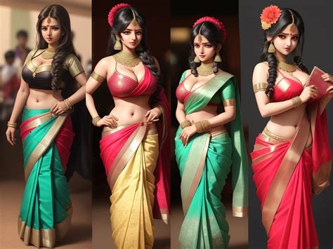 Image Convertion Hot Women In Indian Saree Big Tits And Ass